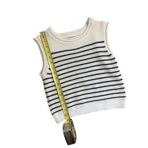 Moon & Madison Wm XS Stripe Sweater Vest Y2K Retro 90s 80s Vtg‎ Preppy Academia